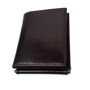 Men's Leather Wallet Dark Brown by Trafalgar in Gift Box